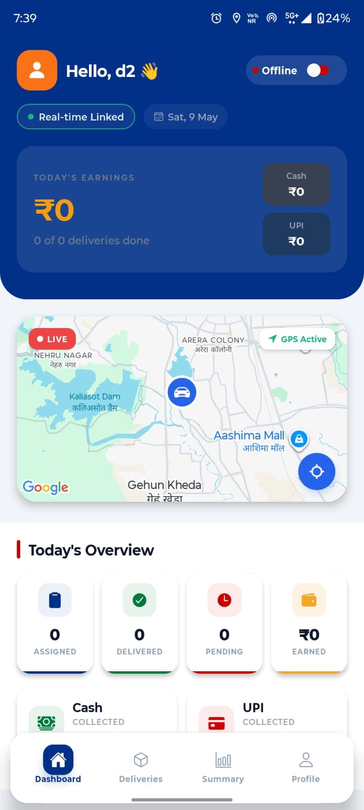 Gas-Delivery Mobile App